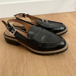 Dolce Vita Black Slingback Loafers